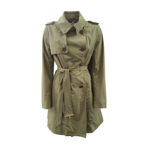 WHITE WISE White Wise - Trench Verde WW29202 da donna