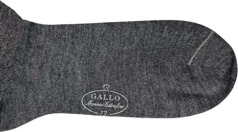 Calze Lunghe Uomo Gallo - Grigio Tinta Unita