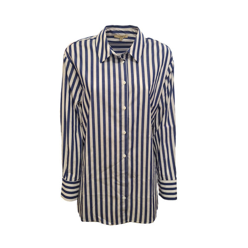 HUMILITY Humility - Camicia Rigata Blu/bianco BENDETO da donna