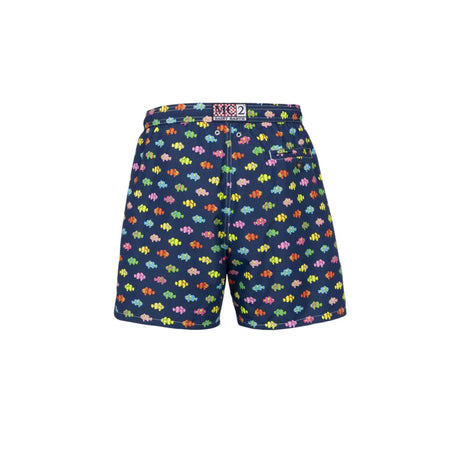 SAINT BARTH Saint Barth - Boxer Clownfish Blu 02949F da uomo