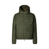SAVE THE DUCK Save The Duck - Giubbotto Con Cappuccio Cael Verde Oliva D31273M da uomo