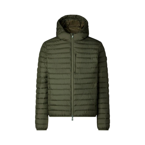 SAVE THE DUCK Save The Duck - Giubbotto Con Cappuccio Cael Verde Oliva D31273M da uomo