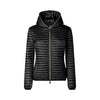 SAVE THE DUCK Save The Duck - Giubbotto Cappuccio Alexa Nero D33620W da donna