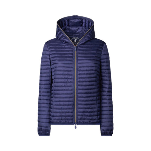 SAVE THE DUCK Save The Duck - Giubbotto Cappuccio Alexa Navy Blue D33620W da donna