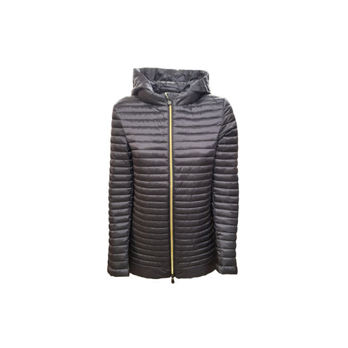 SAVE THE DUCK Save The Duck - Giubbotto Con Cappuccio Alima Nero D41059W da donna