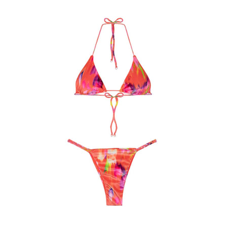 ME FUI Me Fui - Bikini Triangolo Fantasia Arancio MF24-0020X1 da donna