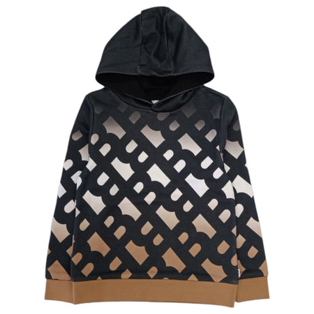 BOSS Boss - Felpa Nera 09b C/cappuccio J51188 da bambino