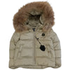 Blauer - Piumino 301 Beige C/pelliccia 24WBBXC02550 da bambino
