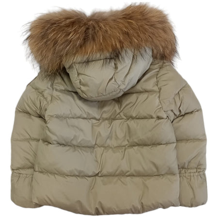 Blauer - Piumino 301 Beige C/pelliccia 24WBBXC02550 da bambino