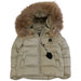 Blauer - Piumino 301 Beige C/pelliccia 24WBBXC02550 da bambino