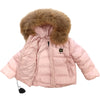 Blauer - Piumino 506 Rosa C/pelliccia 24WBBXC02550 da bambino