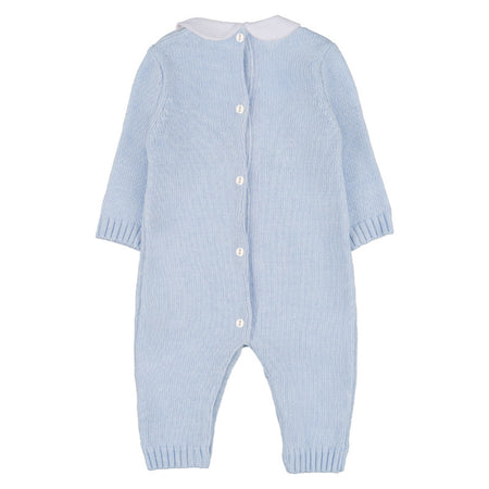 NANAN Nanan - Tutina Filo Celeste C/orso I24017 da bambino