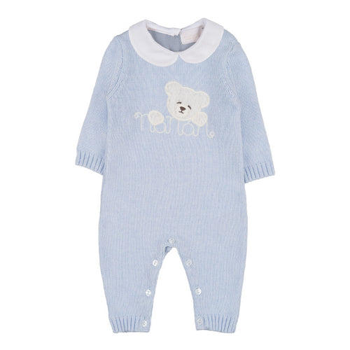 NANAN Nanan - Tutina Filo Celeste C/orso I24017 da bambino