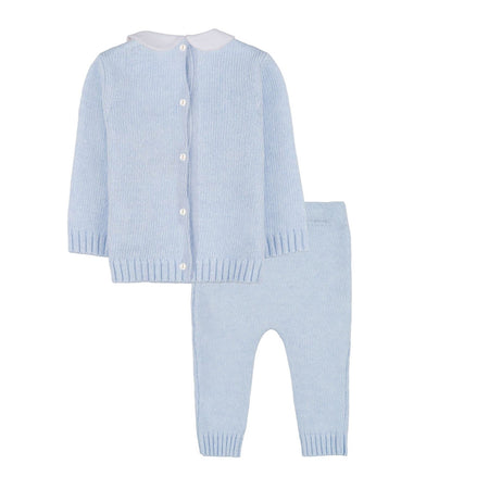 NANAN Nanan - Tutina 2 Pz. Celeste Filo C/orso I24019 da bambino