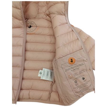 SAVE THE DUCK Save The Duck - Giubbotto 80007 Rosa C/cappuccio J32310G GIGA19 da bambino