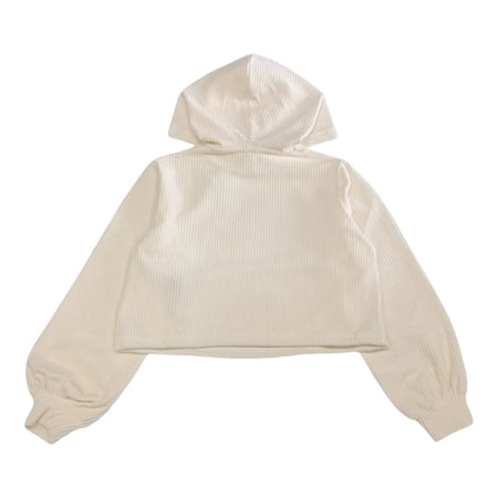 LIU JO Liu-jo - Felpa Panna In Velluto C/capp + Spilla GF4148 J4764 da bambino