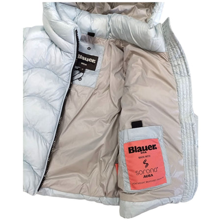 Blauer - Giubbotto 975 Celeste Polvere 24WBLGC02513 da bambino