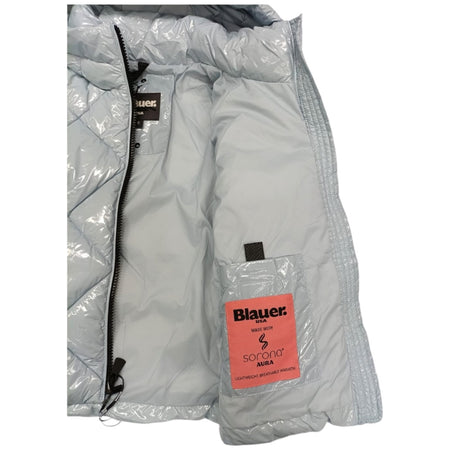 Blauer - Giubbotto Lucido/vinile Celeste 24WBLGC02525 da bambino