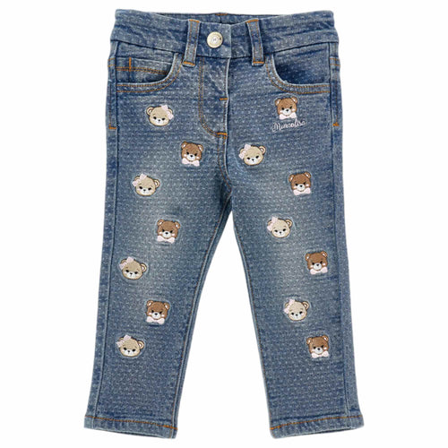 MONNALISA Monnalisa - Denim Blu C/orsi 39D409 4733 da bambino