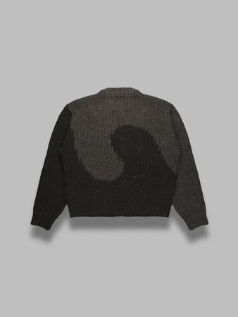 ERL unisex swirl wool crewneck knit da uomo