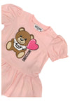 moschino Moschino - Abito 50209 Rosa C/orso E Cuore MDV0CK LBA00 da bambino
