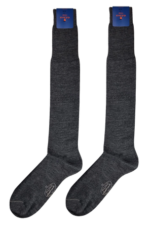 Calze Lunghe Uomo Gallo - Grigio Tinta Unita