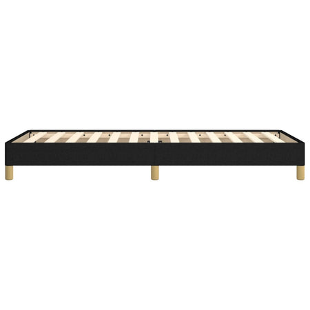 vidaXL Giroletto Nero 80x200 cm in Tessuto
