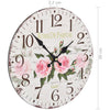 vidaXL Orologio da Parete Vintage Fiore 30 cm