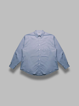 AURALEE washed finx twill big shirt da uomo