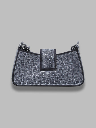 MISBHV crystal shoulder mini bag da donna