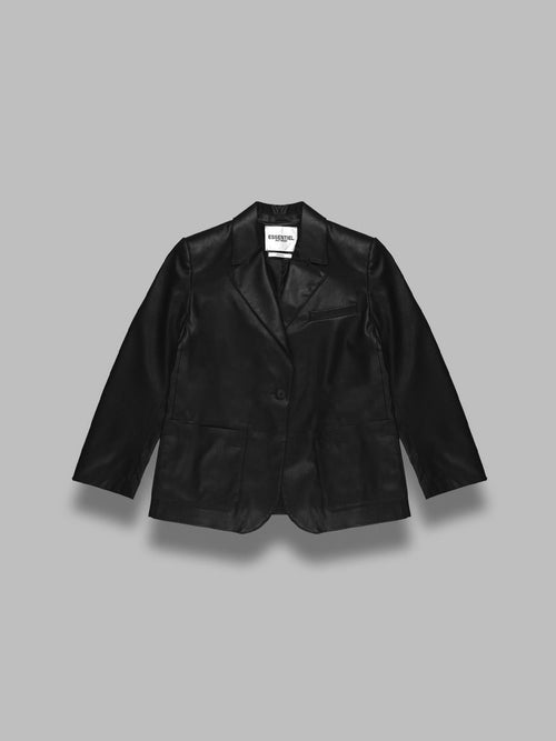 ESSENTIEL ANTWERP idrey faux leather blazer da donna