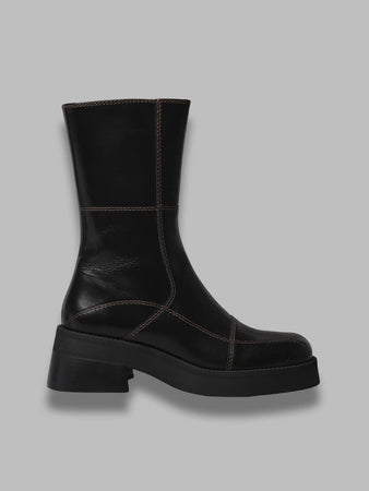 MIISTA heya black ankle boots da donna
