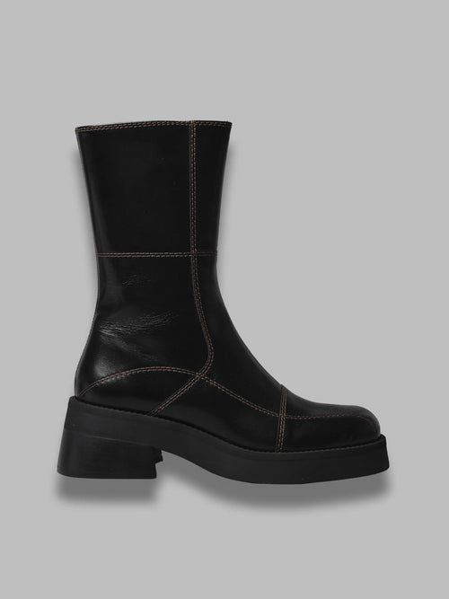 MIISTA heya black ankle boots da donna