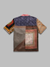 MARINE SERRE regenerated silk scarves bowling shirt da uomo