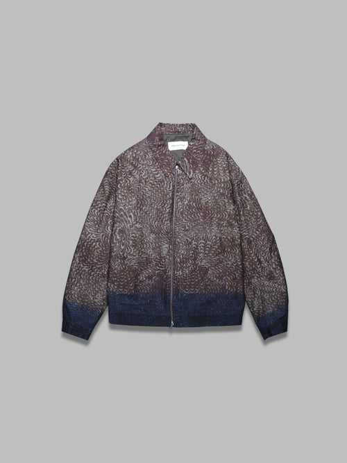 DRIES VAN NOTEN printed cotton jacket da uomo