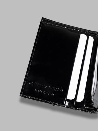 COMME DES GARCONS WALLET wallet/reversed hem - made in spain 100% cowhide da uomo