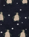 Calze Lunghe Uomo Gallo - Fantasia Pinguini Blu/Beige - Made in Italy