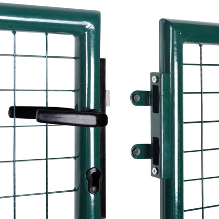 Cancello pedonale per recinzione con pannelli rigidi modulari "Border" maglia 5 x 5 cm
