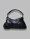 MARINE SERRE moonogram embossed leather futura mini da donna