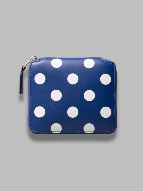 COMME DES GARCONS WALLET dots printed leather line da uomo
