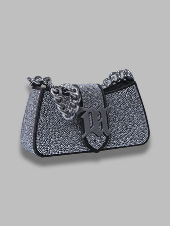 MISBHV crystal shoulder mini bag da donna