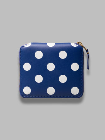 COMME DES GARCONS WALLET dots printed leather line da uomo