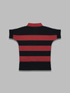 VAQUERA women striped polo knit - 83% viscose, 17% polyester - made in italy da donna