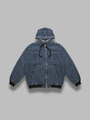 MARINE SERRE moon laser denim padded jacket da uomo