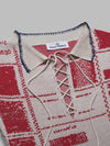 Vivienne Westwood checked dress - beige/red da donna