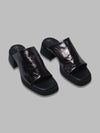 MIISTA zooey dark silver mules da donna