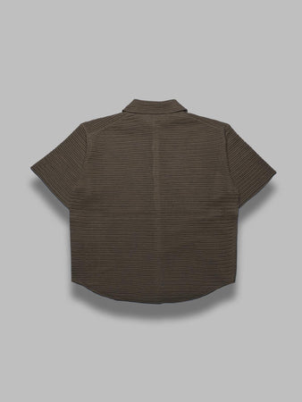 AURALEE cotton mesh knit shirt da uomo