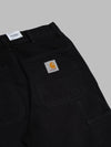 CARHARTT WIP single knee pant 'dearborn' canvas, grind wash da uomo