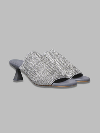 MIISTA marilia silver sandals da donna