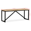 vidaXL Panca in Legno Massello di Mango 110x35x45 cm